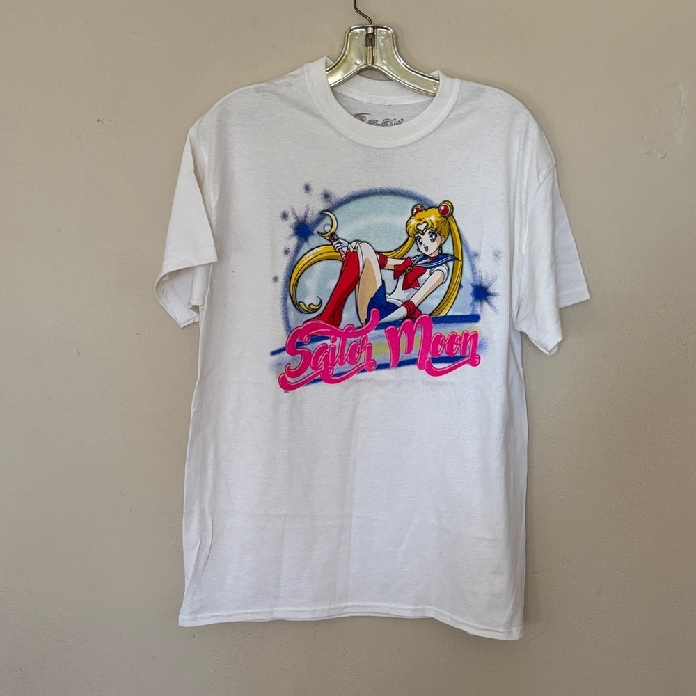 White Sailor Moon Long Sleeve Tee